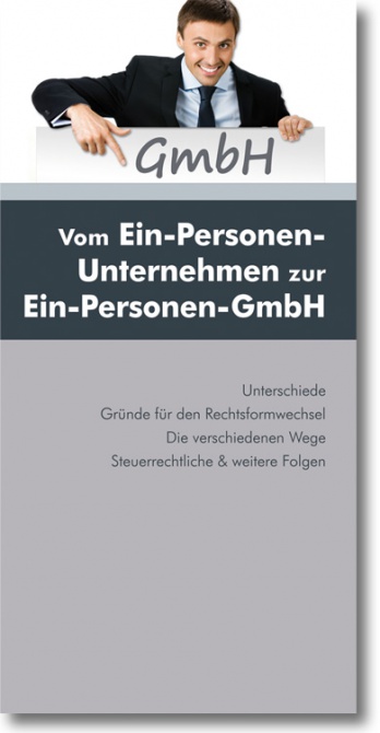 Artikelbild: Vom Ein-Personen-Unternehmen zur Ein-Personen-GmbH