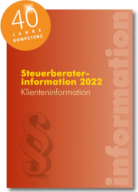 Artikelbild: Steuerberaterinformation / Klienteninformation 2022