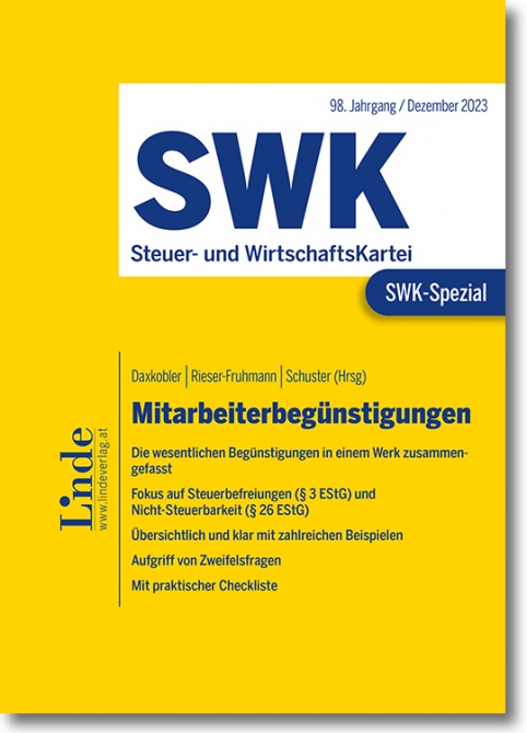 Artikelbild: SWK-Spezial Mitarbeiterbegünstigungen